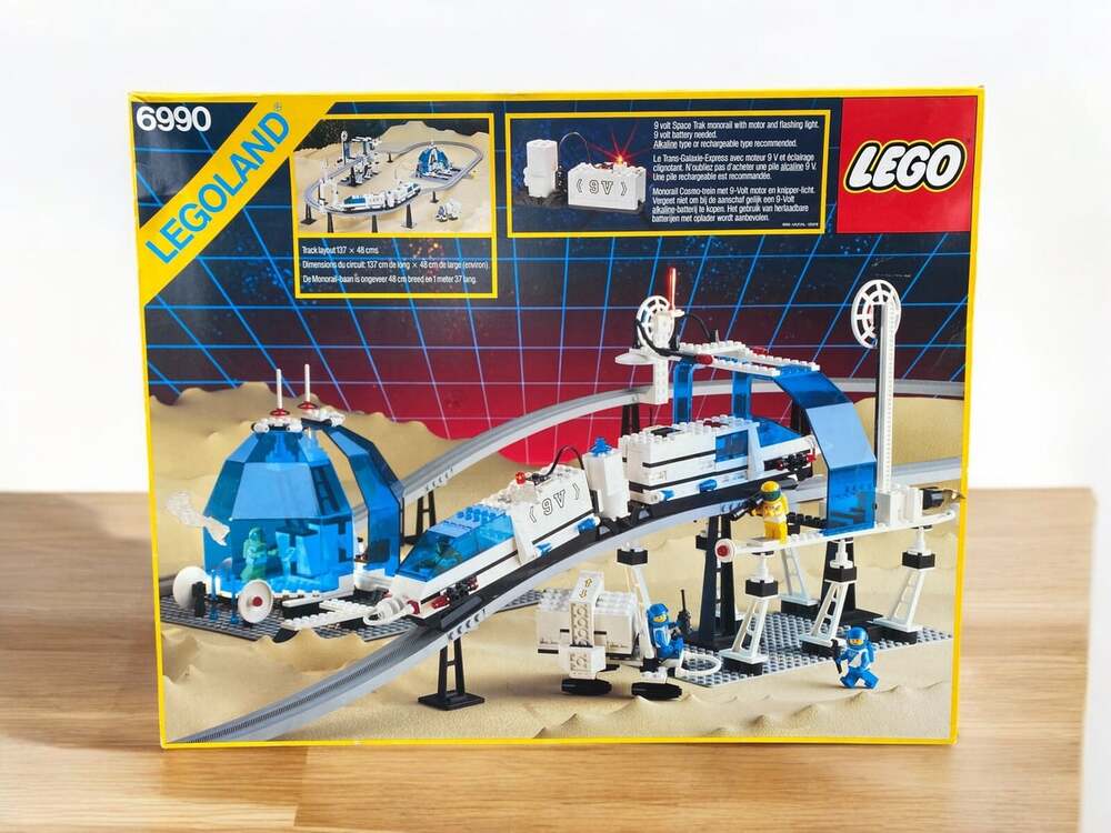 Vintage 1988 Lego 6990 FUTURON Monorail Transport System - Complete MINT BOX